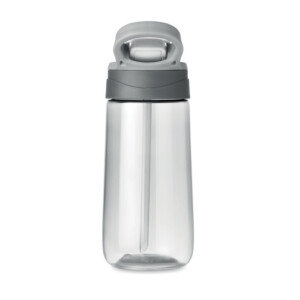 BPA-freie Tritan¢-Flasche mit Silikon-Mundstück am Deckel. Fassungsvermögen: 450 ml. Nicht geeignet für kohlensäurehaltige Getränke. Anti-Leck.-Transparent-8719941051409-2